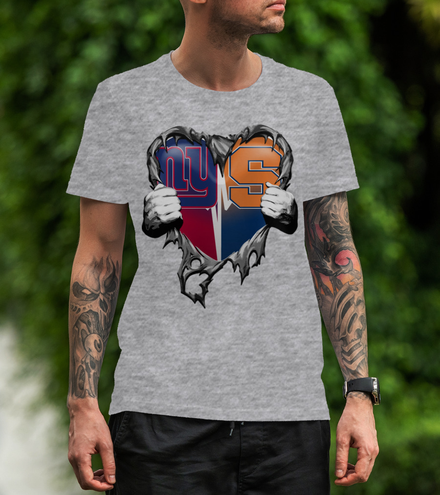 Ny Giants Syracuse Heart T-Shirt