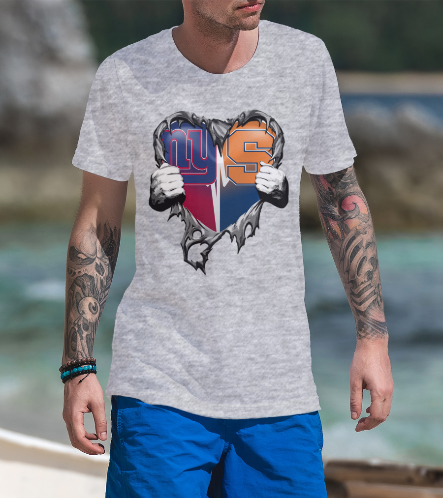 Ny Giants Syracuse Heart T-Shirt