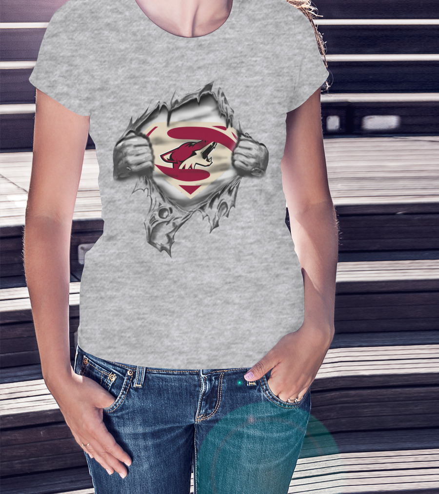 Arizona Coyotes Superhero T-Shirt
