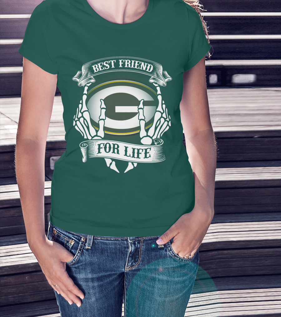 Best Friend For Life Green Bay Packers T-Shirt