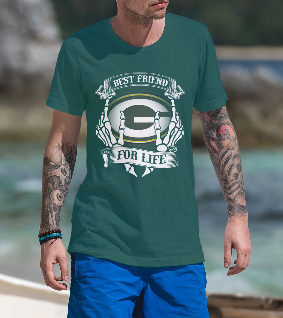 Best Friend For Life Green Bay Packers T-Shirt