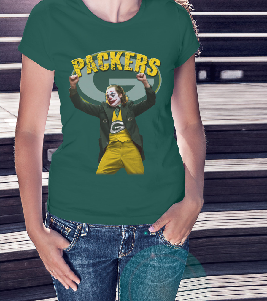 Packers Joker Fusion With Green Bay T-Shirt
