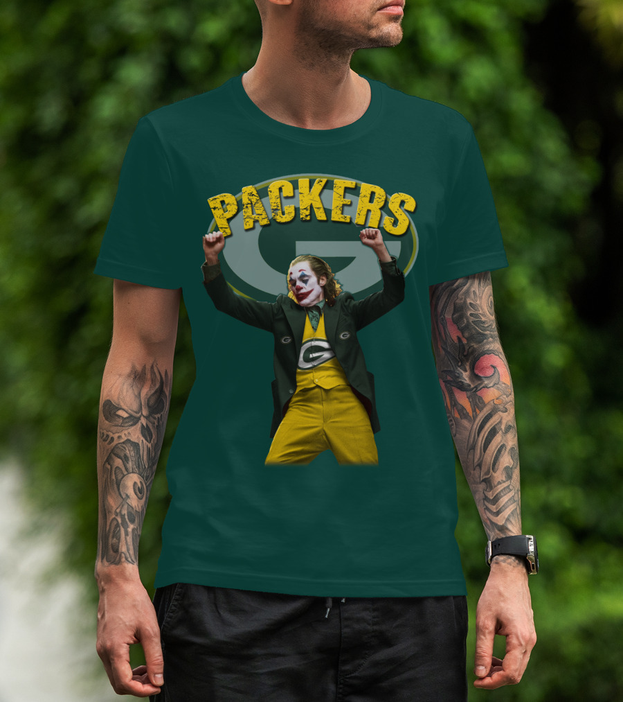 Packers Joker Fusion With Green Bay T-Shirt
