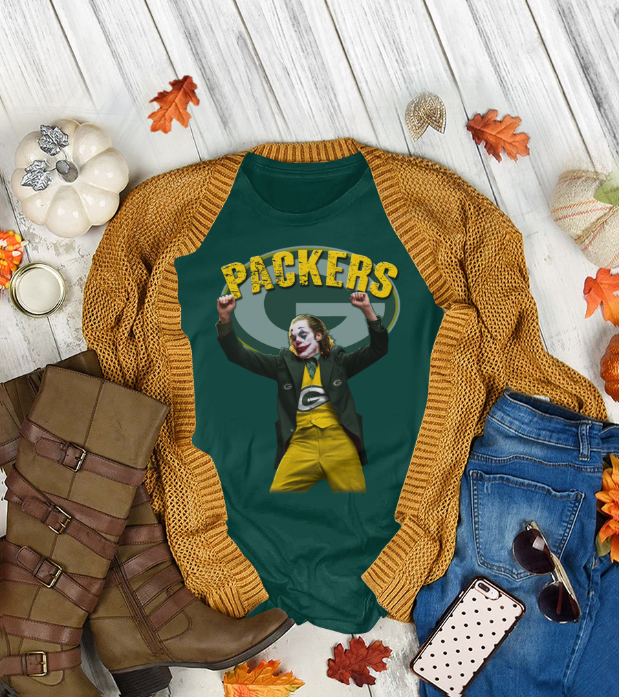 Packers Joker Fusion With Green Bay T-Shirt