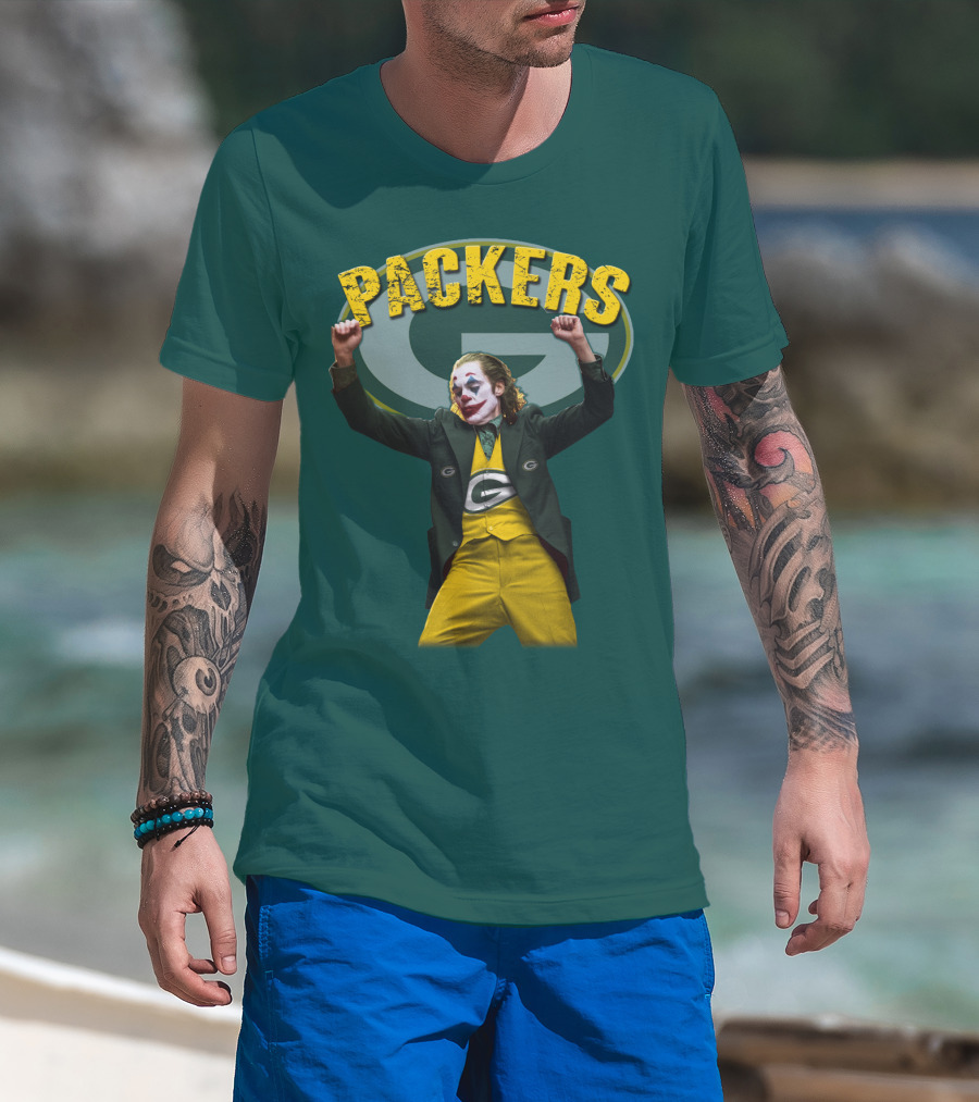 Packers Joker Fusion With Green Bay T-Shirt