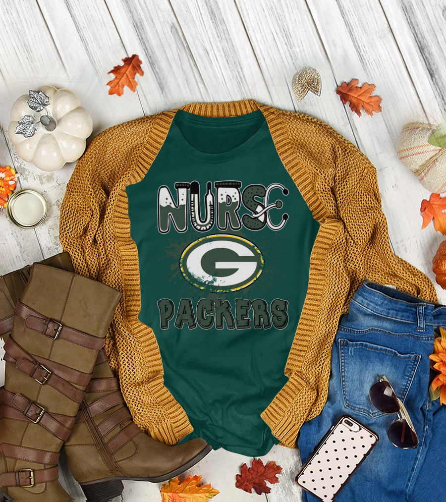Nurse Green Bay Packers T-Shirt