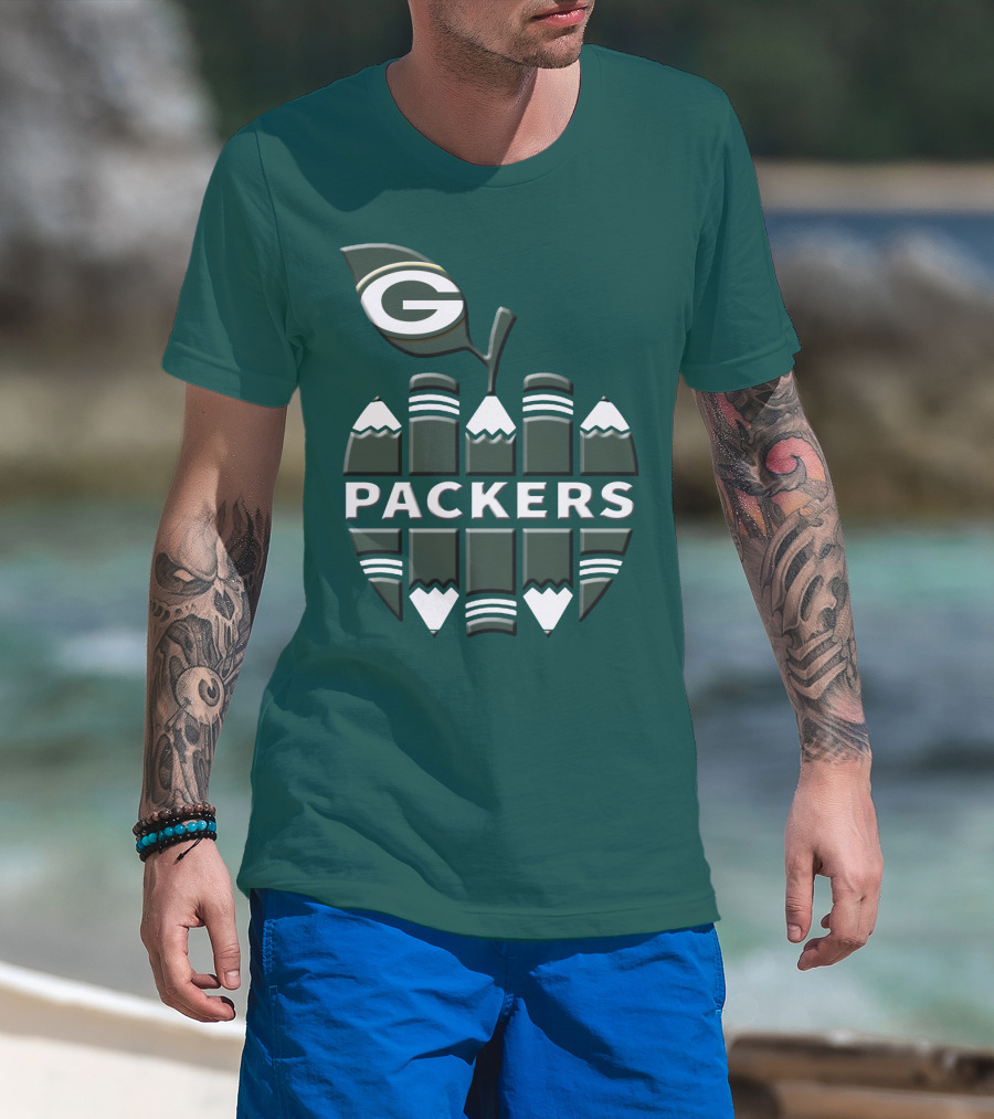 Packers Pencil Apple T-Shirt