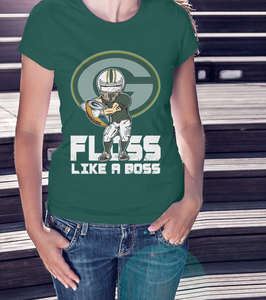 Green Bay Packers Floss Like A Boss T-Shirt