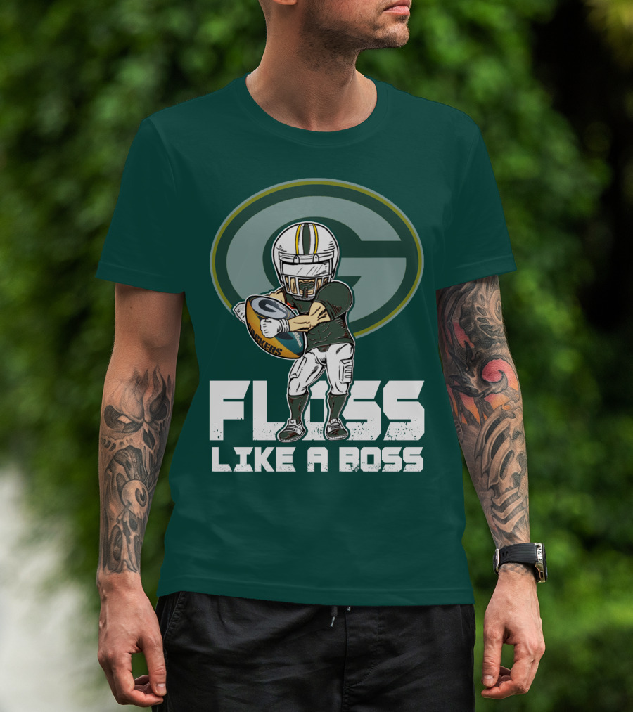 Green Bay Packers Floss Like A Boss T-Shirt