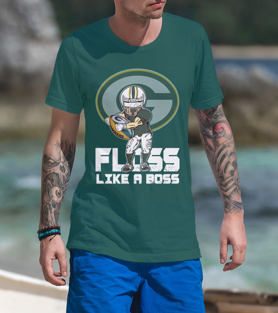 Green Bay Packers Floss Like A Boss T-Shirt