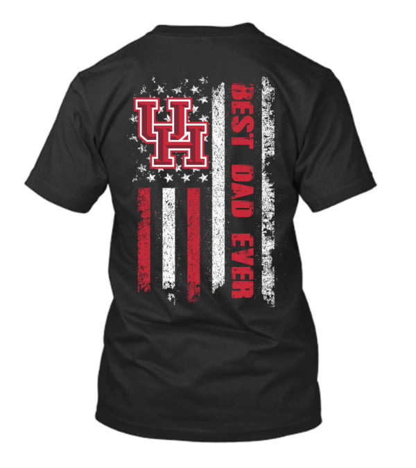 Uh Best Dad Ever American Flag Evd 090 T-Shirt