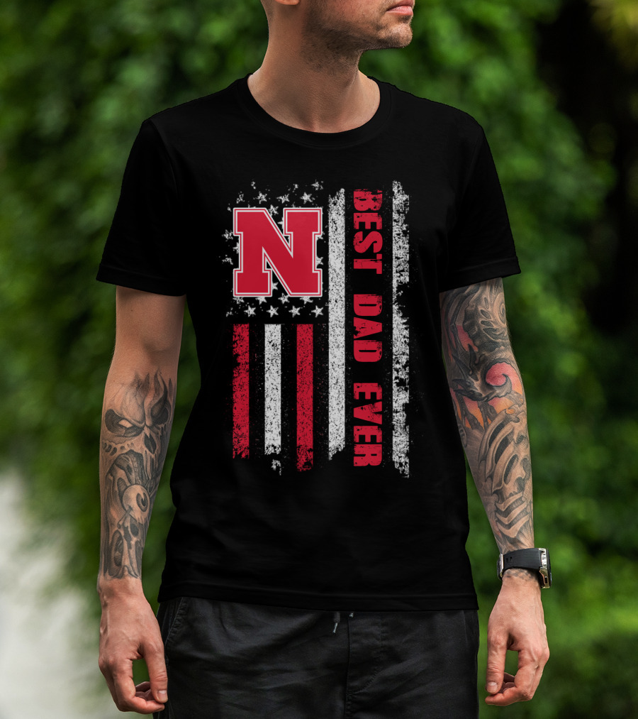 N Best Dad Ever American Flag Evd 054 T-Shirt