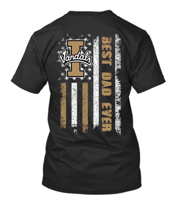 Best Dad Ever Vandals I Flag T-Shirt
