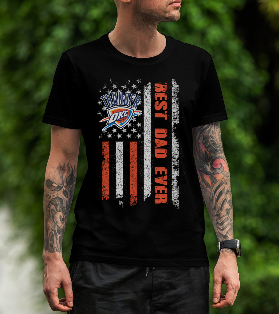 Thunder Okc Best Dad Ever Evd 031 T-Shirt