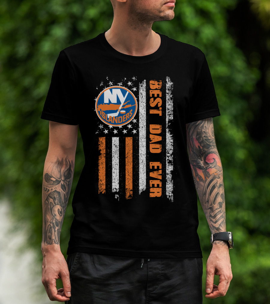 Ny Islanders Best Dad Ever Evd T-Shirt