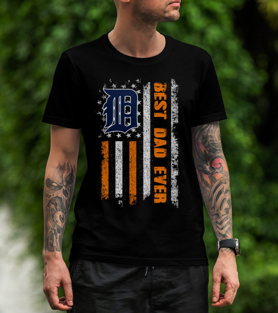 Detroit Best Dad Ever Evd 109 T-Shirt