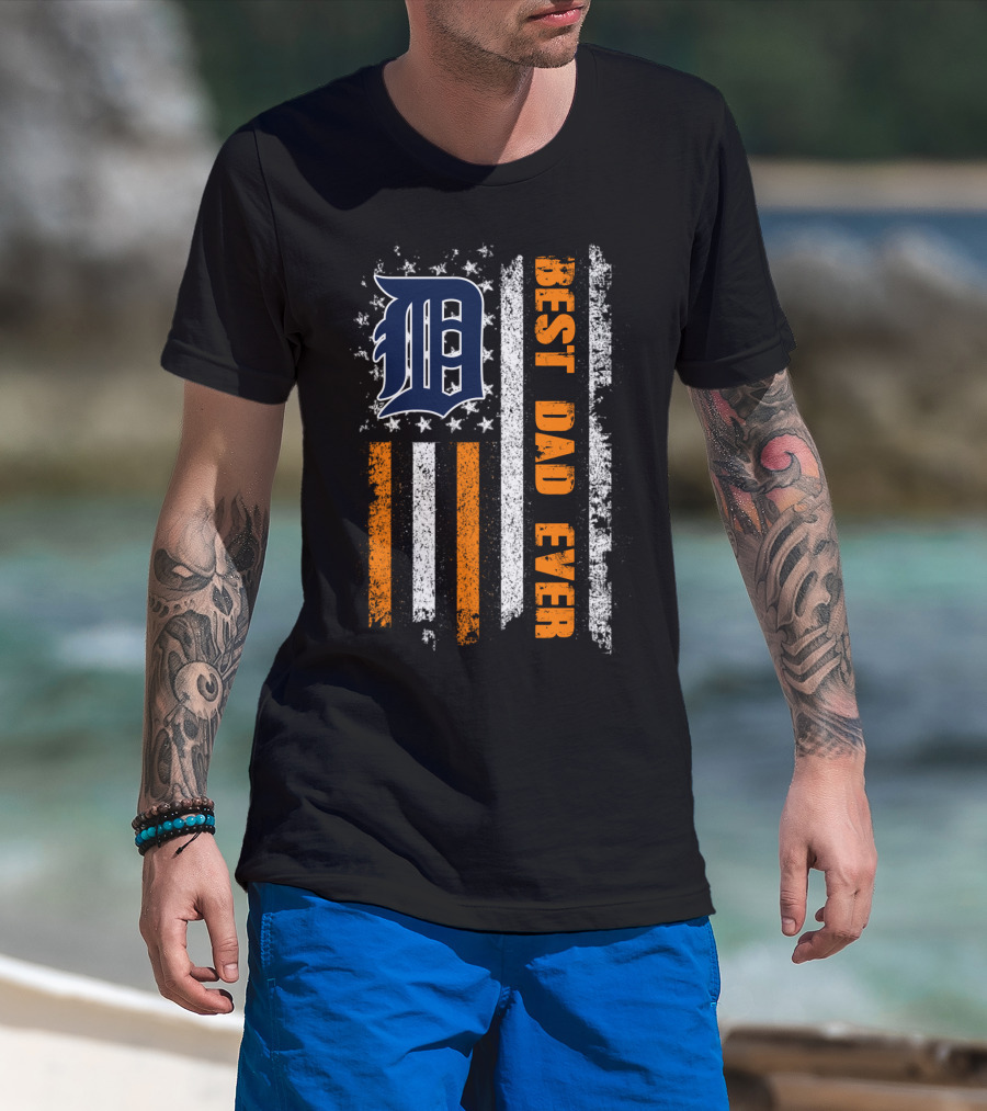 Detroit Best Dad Ever Evd 109 T-Shirt