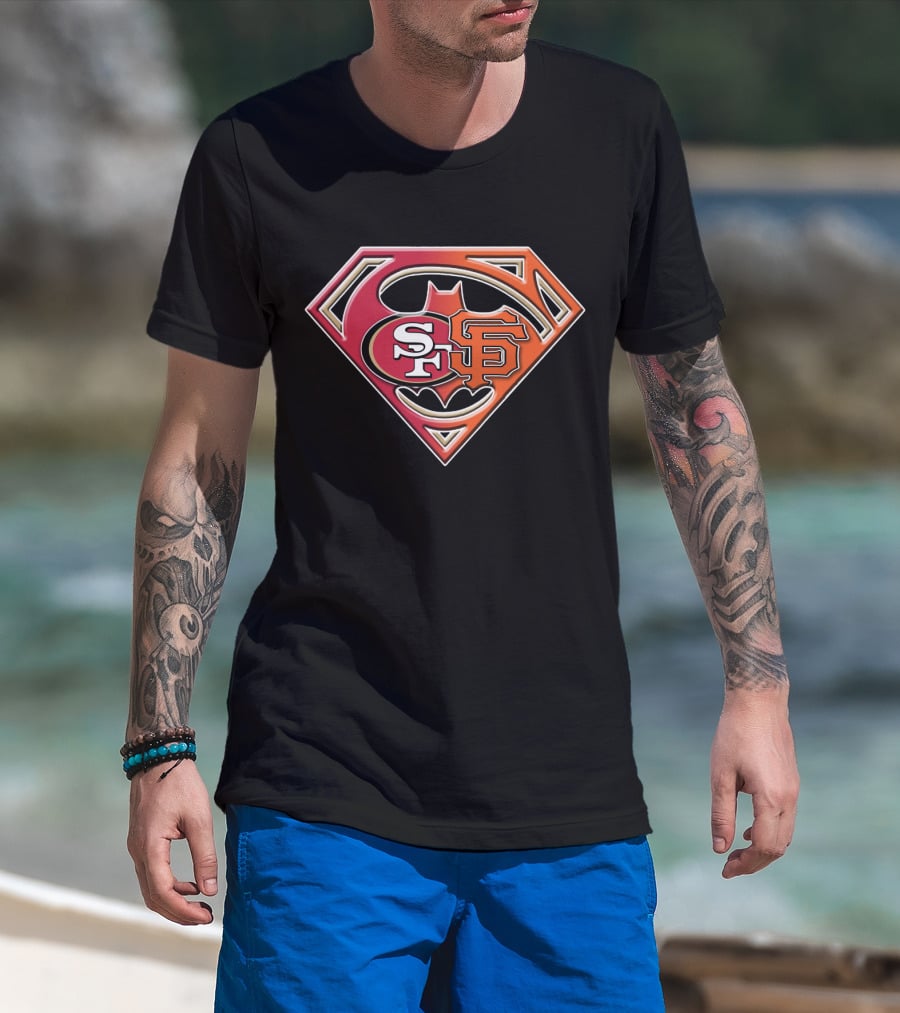 San Francisco Super Bat Sf Shield T-Shirt