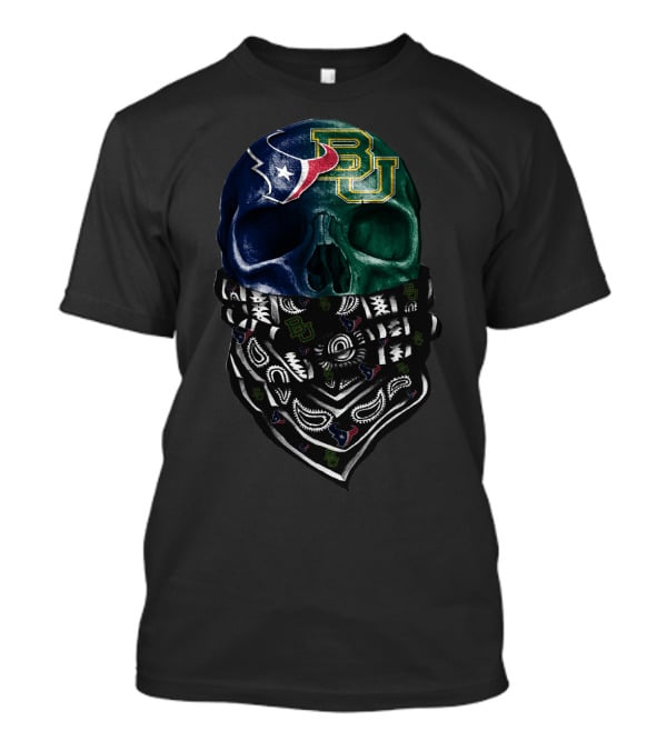 Texans Bu Skull Bandana T-Shirt