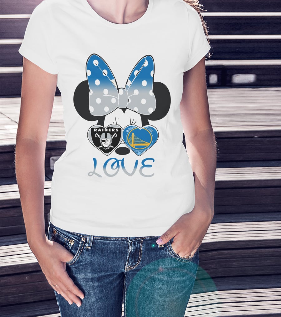 Love Raiders Warriors Bow T-Shirt