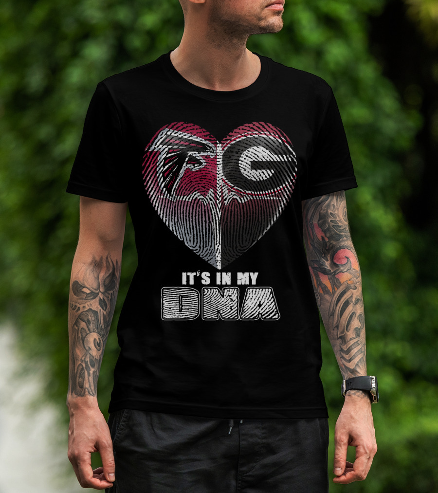 Atlanta Falcons Georgia Bulldogs It's In My Dna T-Shirt