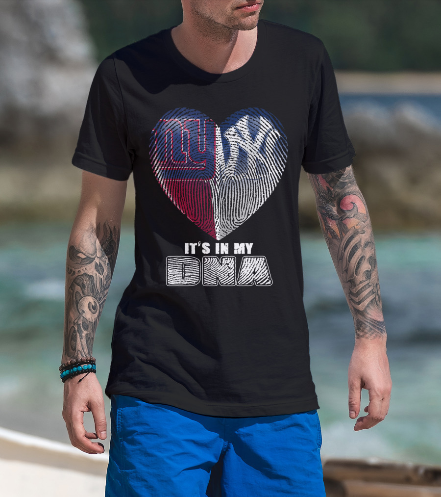 New York Giants Yankees It's In My Dna T-Shirt