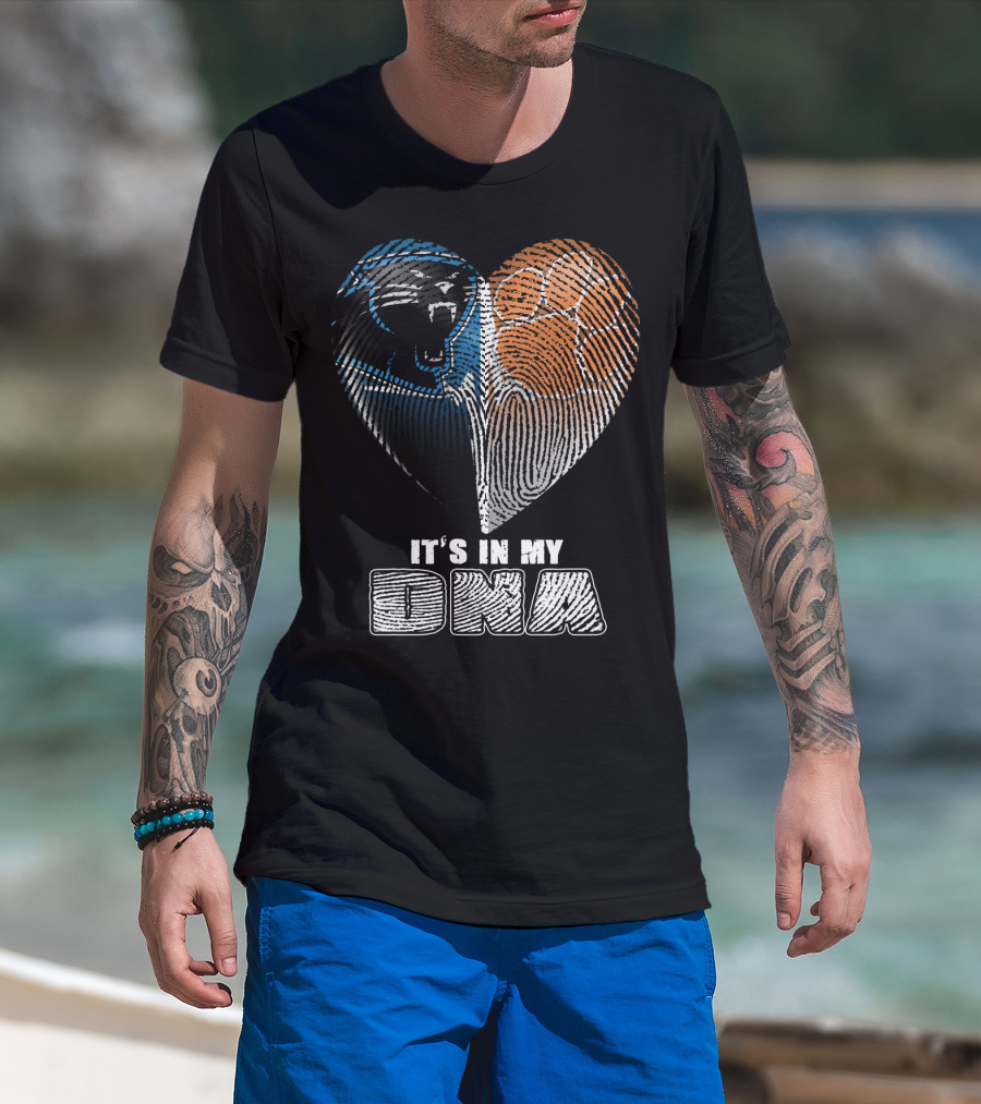 It's In My Dna Panther Paw Heart T-Shirt