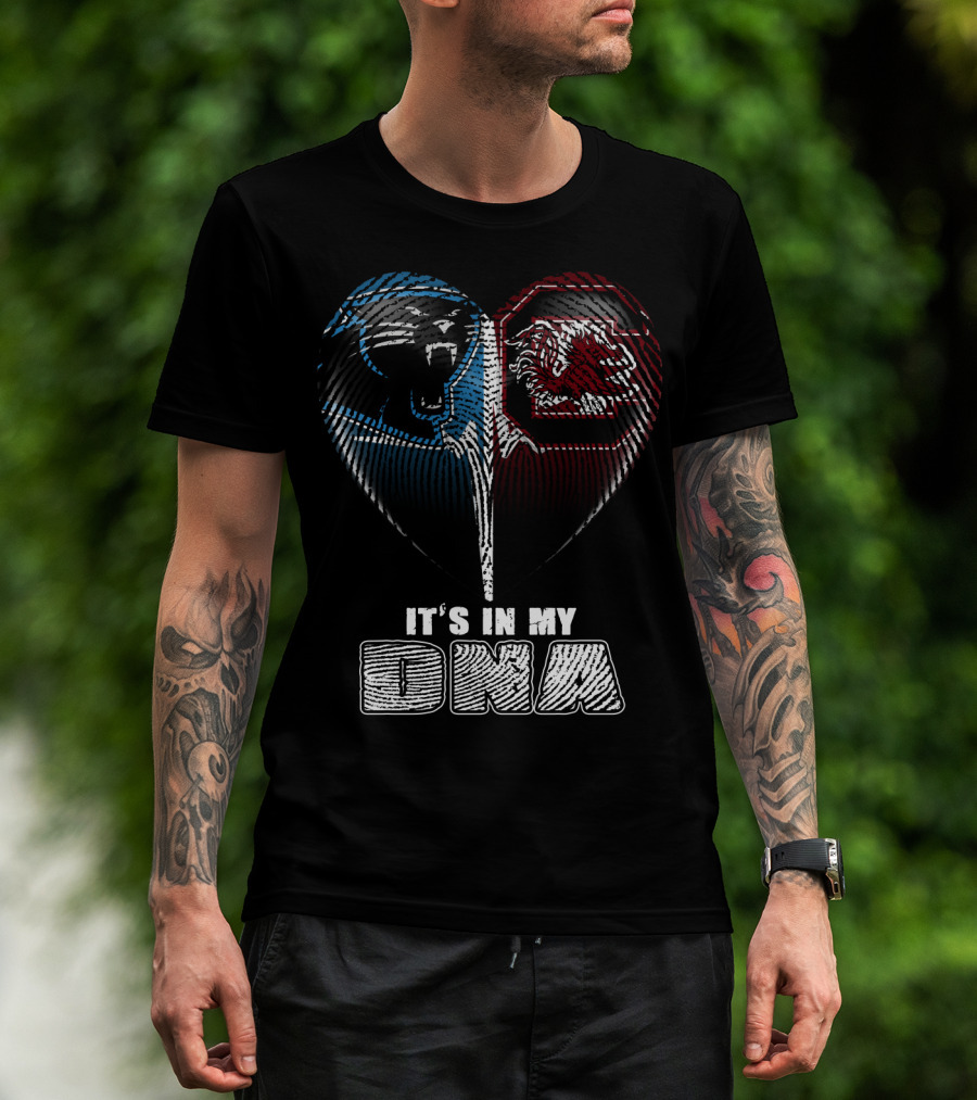 Panthers Gamecocks It's In My Dna T-Shirt