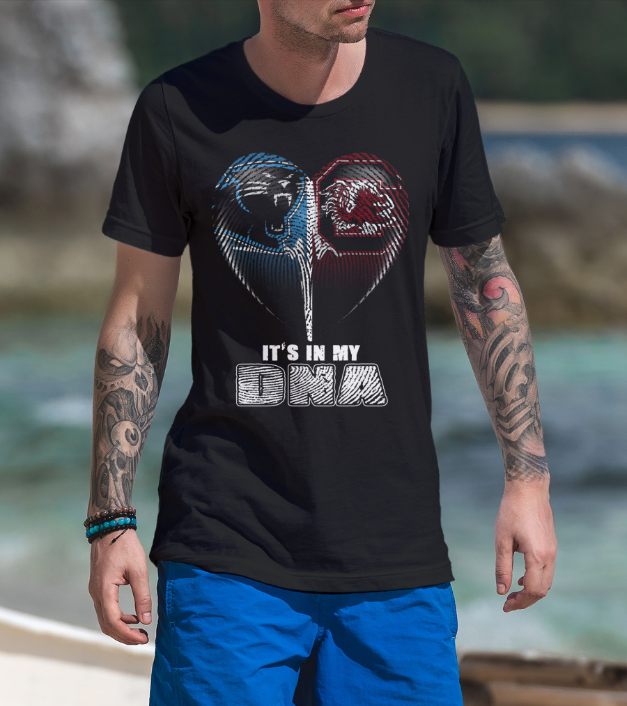 Panthers Gamecocks It's In My Dna T-Shirt