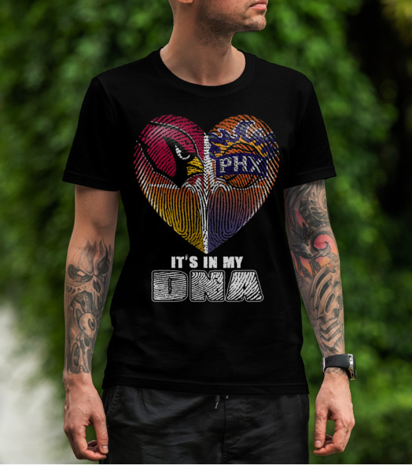 Arizona Cardinals Phoenix Suns It's In My Dna T-Shirt
