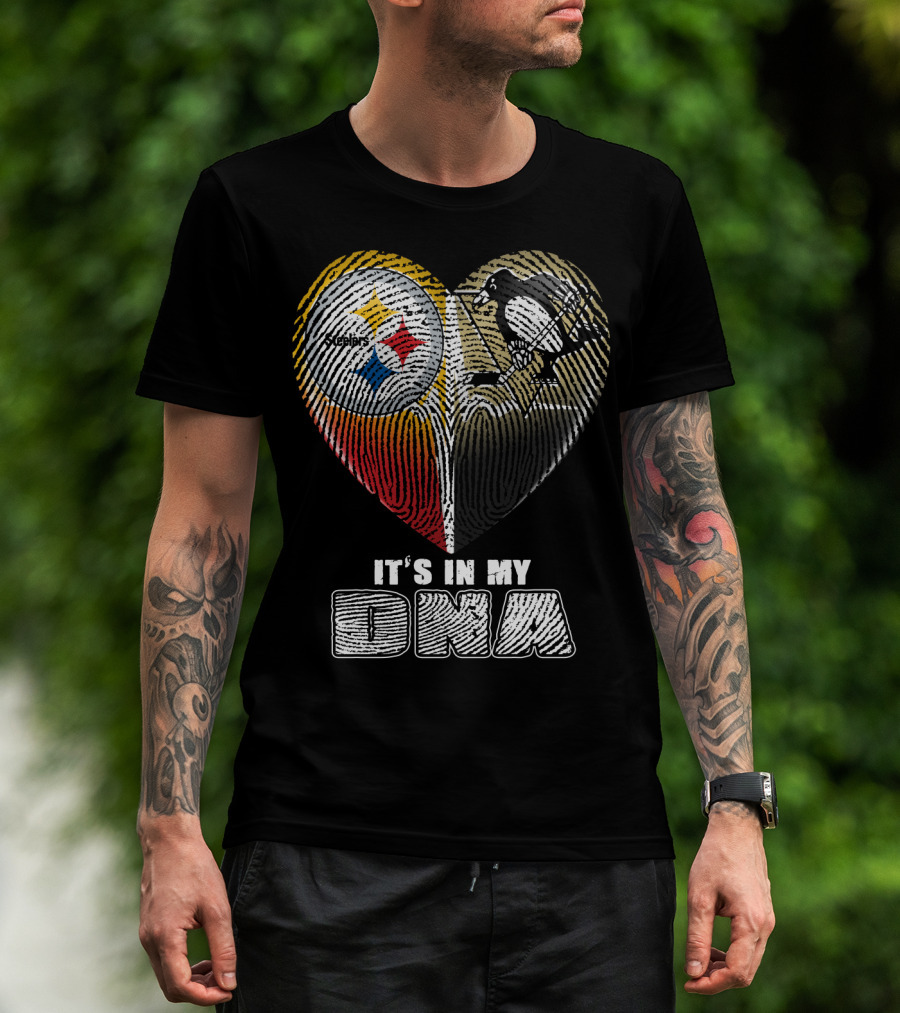 Steelers Penguins It's In My Dna T-Shirt