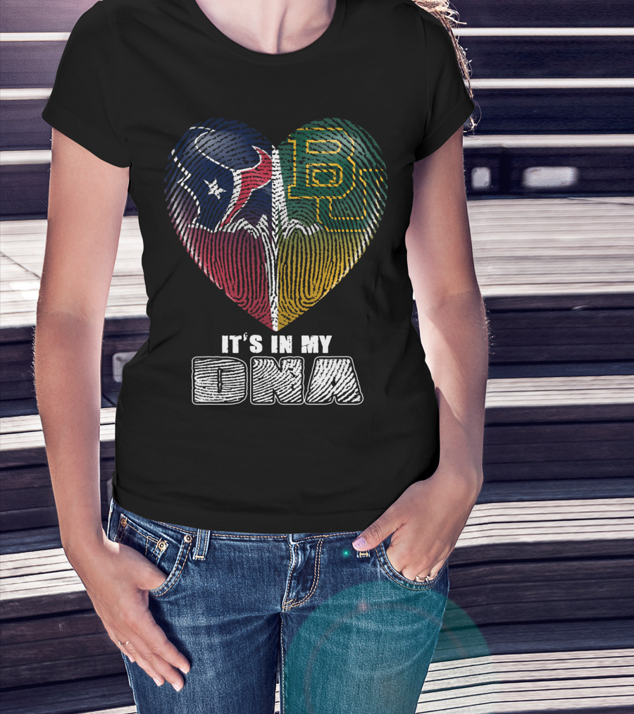 Houston Texans Baylor Bears It's In My Dna T-Shirt