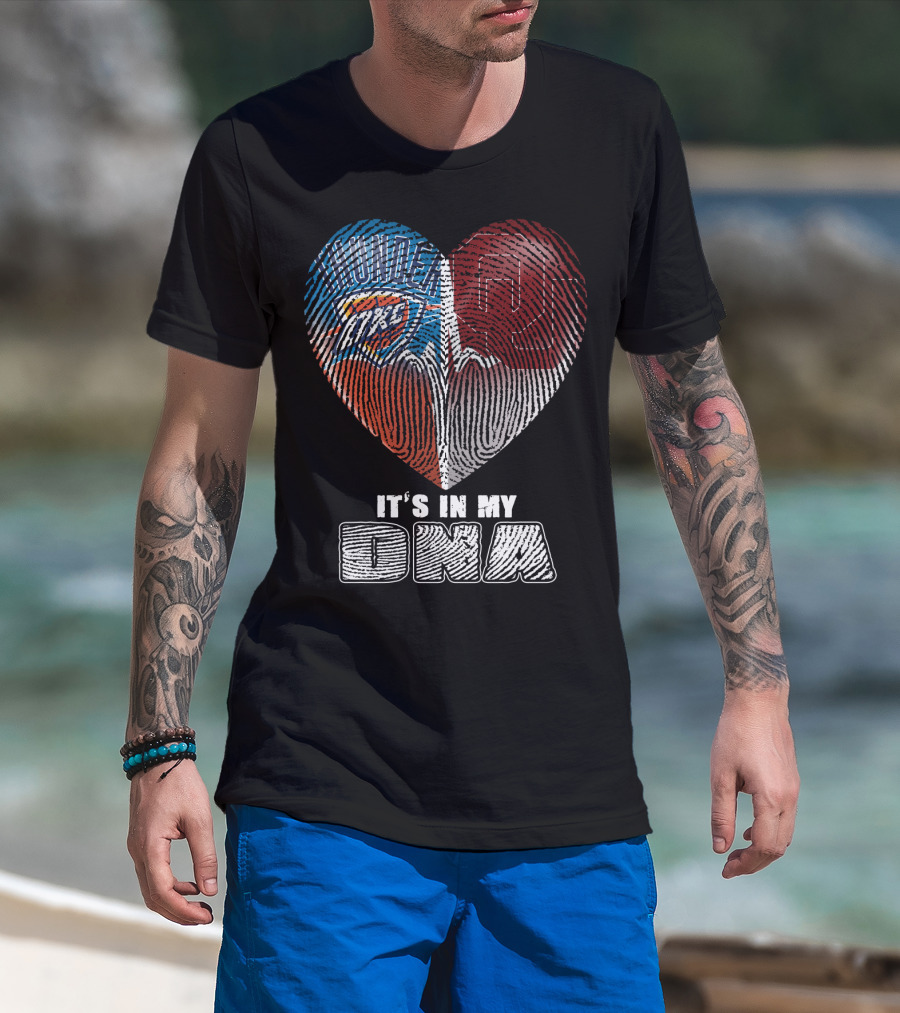 Oklahoma City Thunder Ou It's In My Dna T-Shirt