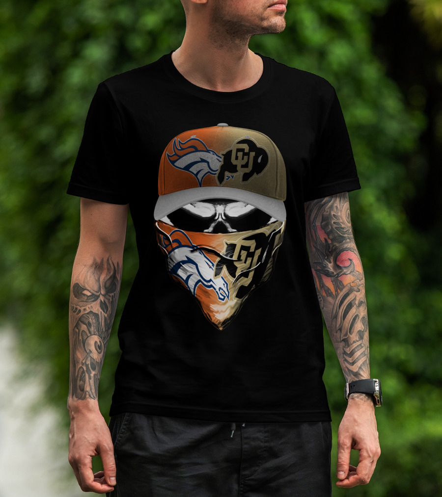 Denver Broncos Colorado Buffaloes Skum 017 T-Shirt