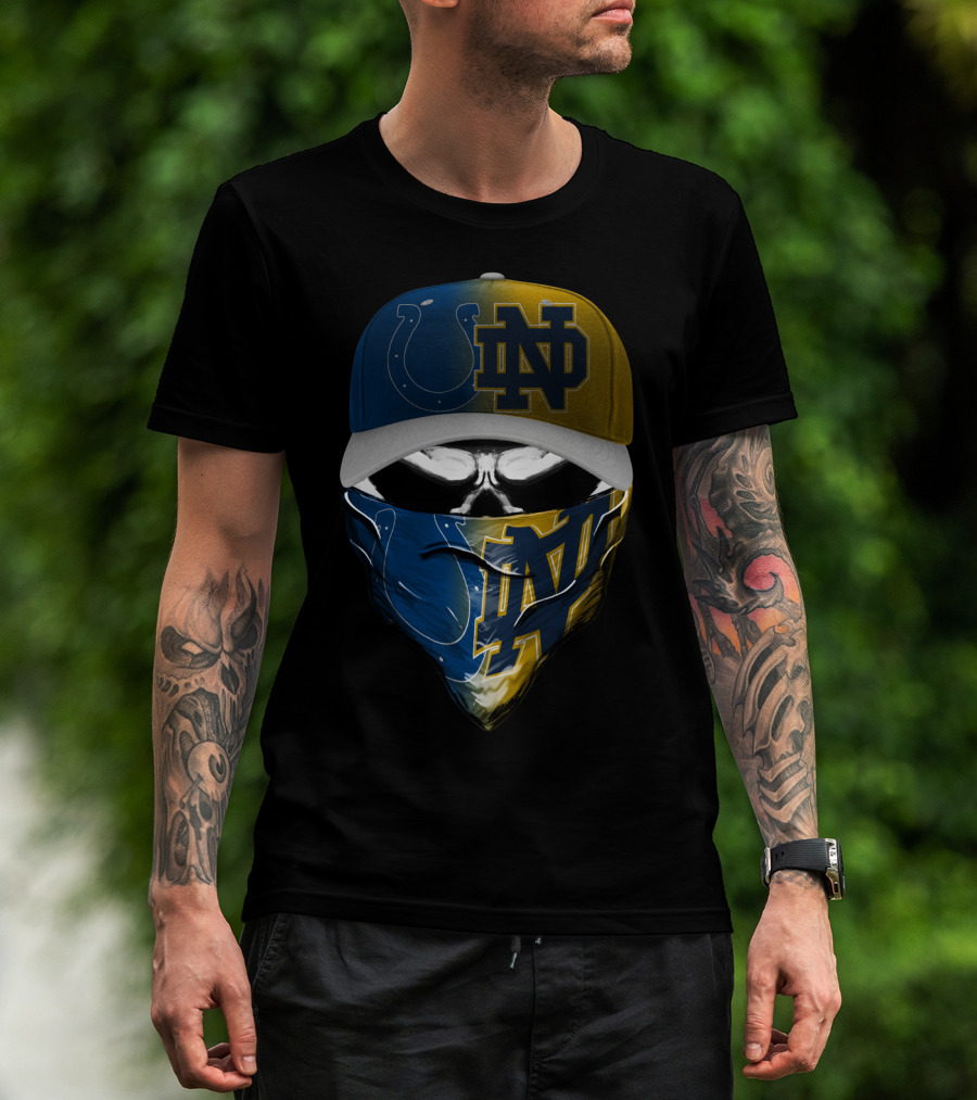 Indianapolis Colts Notre Dame Fighting Irish Skum T-Shirt
