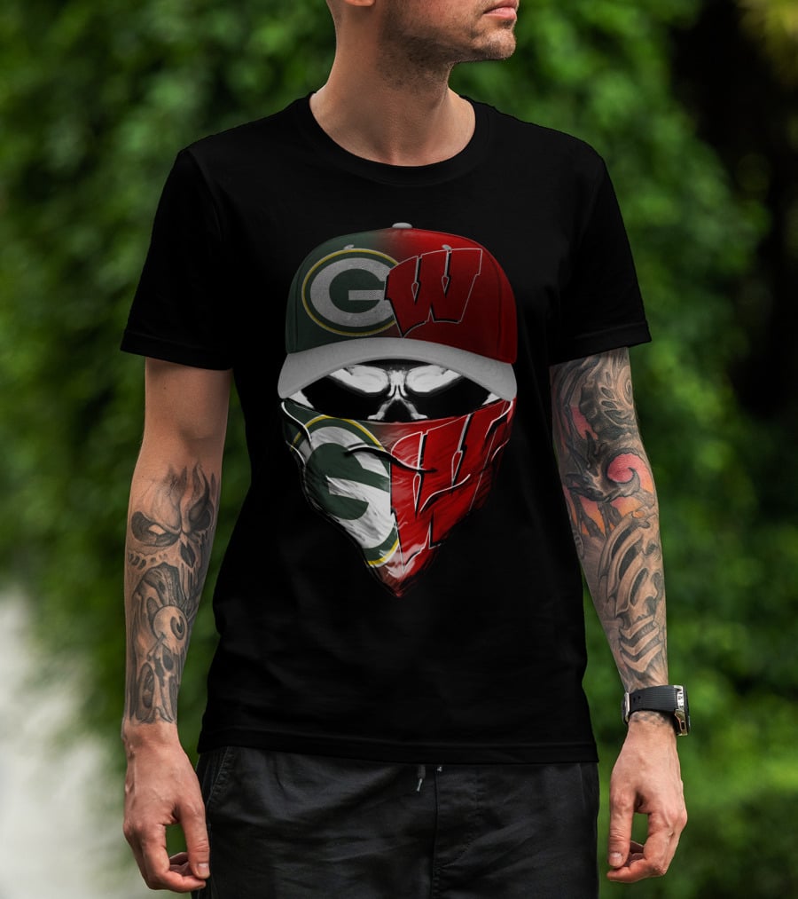Gw Split Face Bandana With Cap T-Shirt