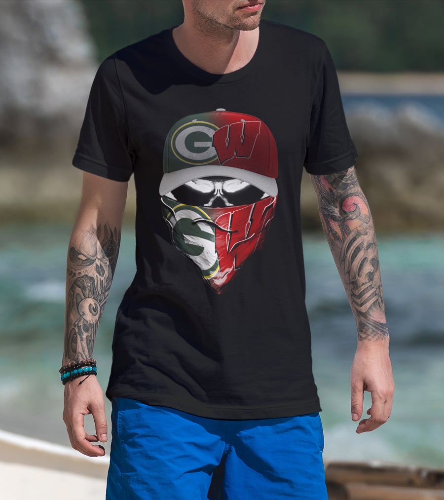 Gw Split Face Bandana With Cap T-Shirt