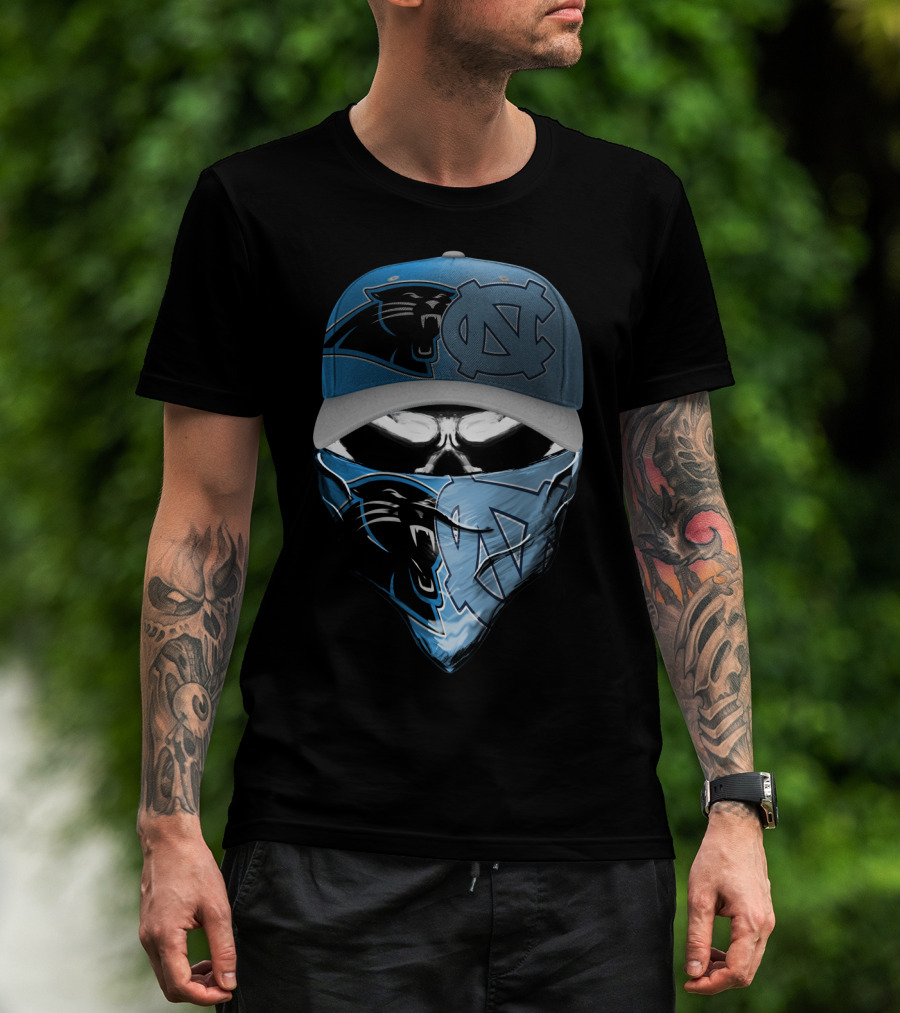 Carolina Panthers North Carolina Tar Heels Skum 087 T-Shirt