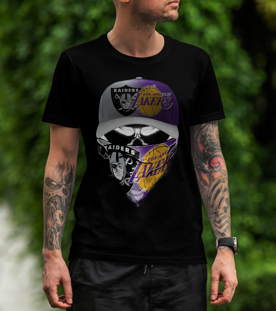 Los Angeles Raiders Lakers Skum 095 T-Shirt