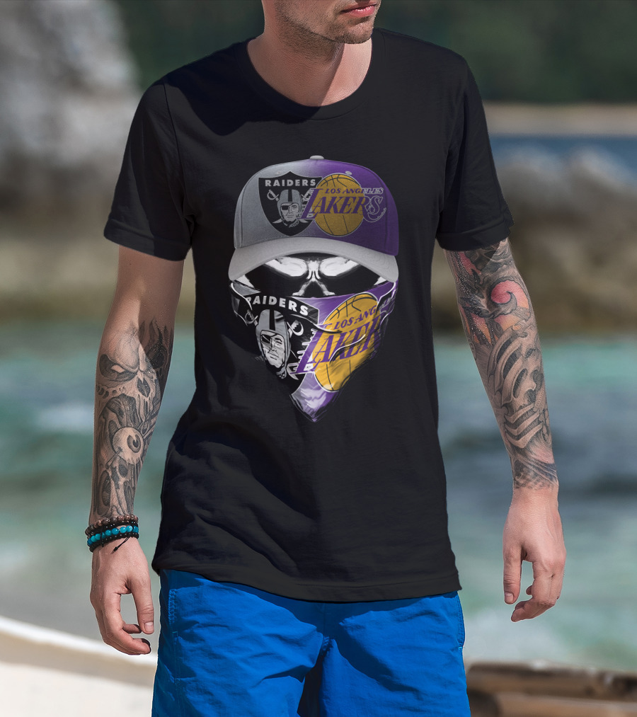 Los Angeles Raiders Lakers Skum 095 T-Shirt