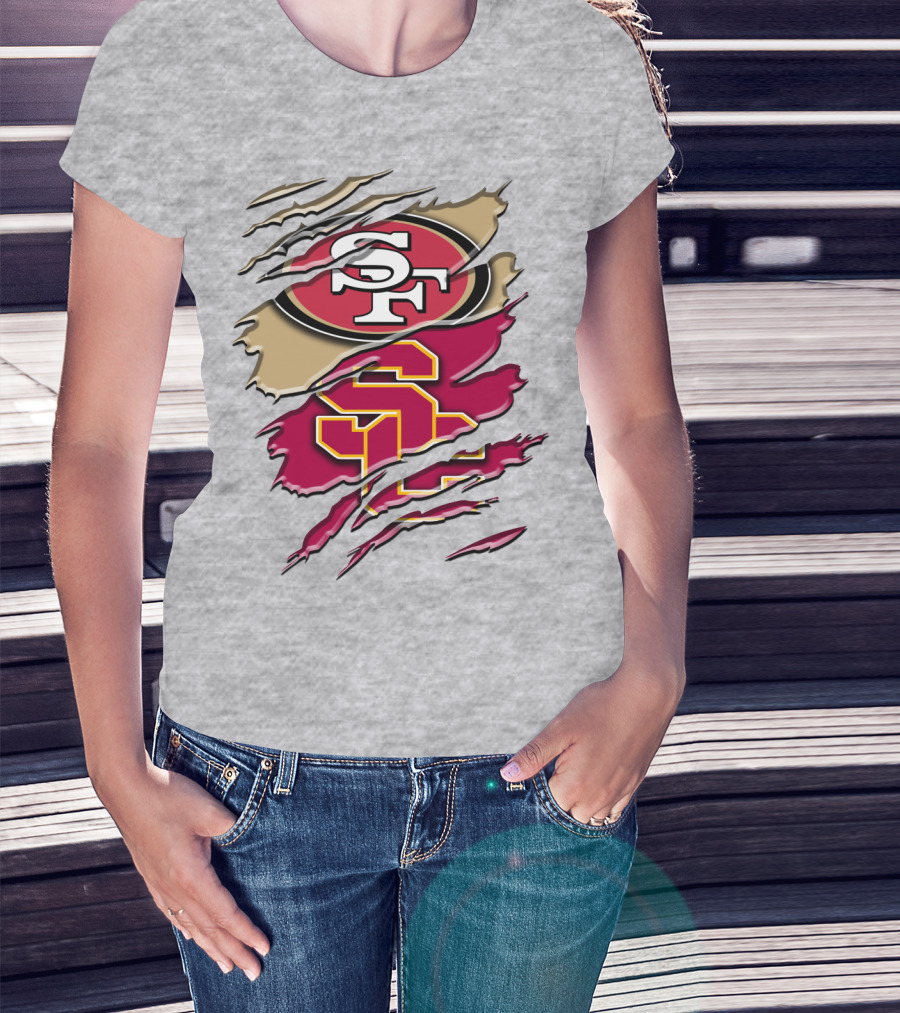 49ers Usc Mashup Rah T-Shirt