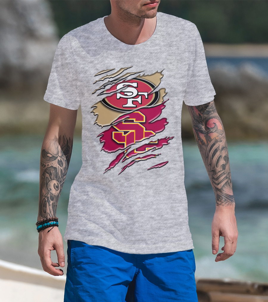 49ers Usc Mashup Rah T-Shirt