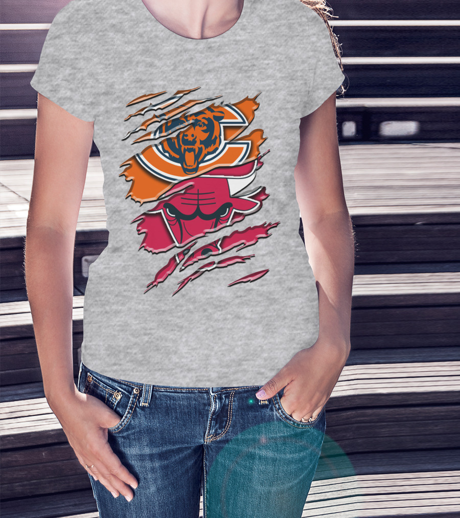 Chicago Bears Bulls Rah 007 T-Shirt