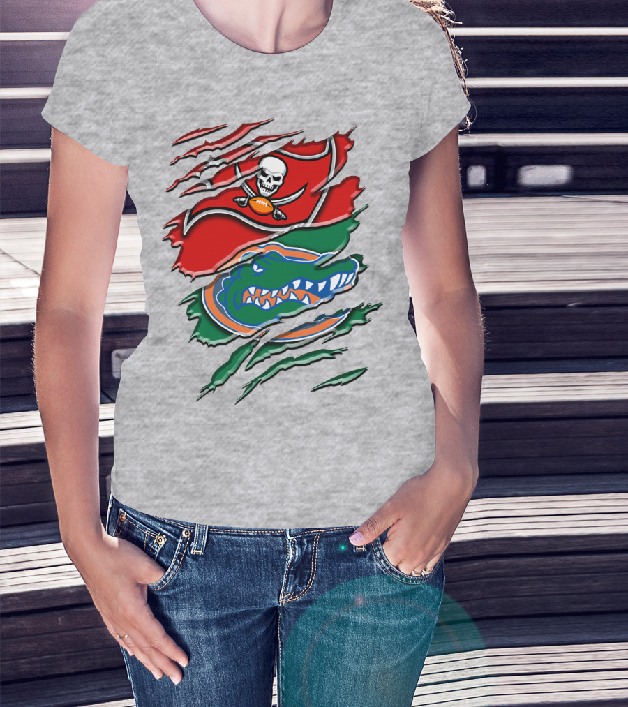 Tampa Bay Buccaneers Florida Gators Rah 024 T-Shirt