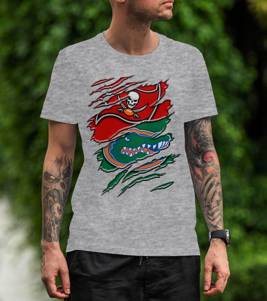 Tampa Bay Buccaneers Florida Gators Rah 024 T-Shirt
