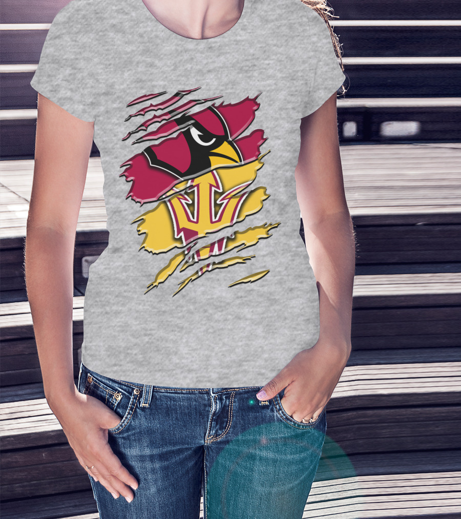 Cardinals And Sun Devils Rah 030 T-Shirt