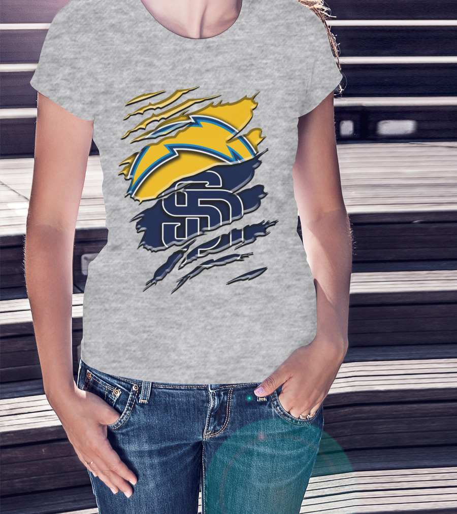 San Diego Chargers And Padres Rah 033 T-Shirt