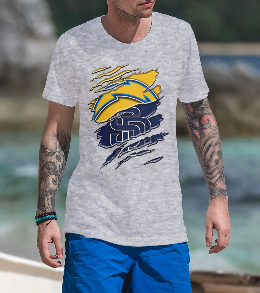 San Diego Chargers And Padres Rah 033 T-Shirt