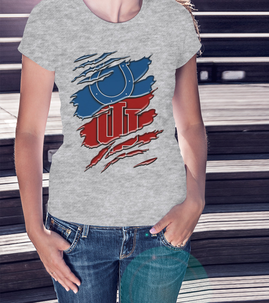 Indianapolis Colts Indiana University Mashup Rah T-Shirt