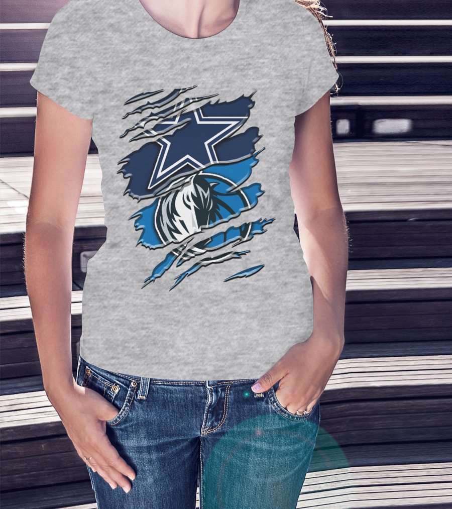 Dallas Cowboys Mavericks Crossover Rah 044 T-Shirt